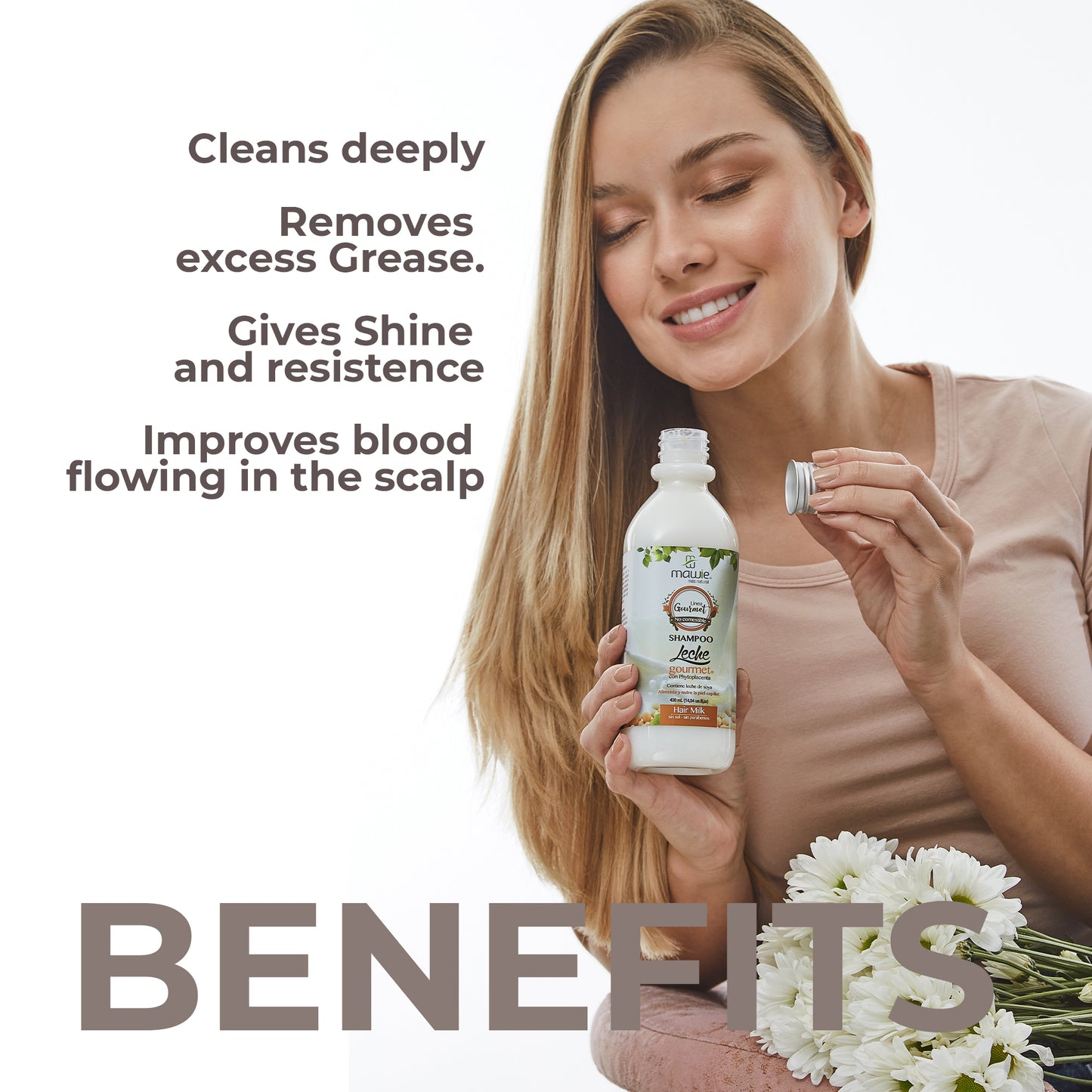Shampooing Naturel au lait 430 ml