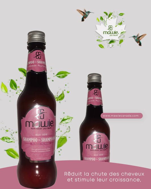 Shampooing naturel  à la bière:  pour femme  410ml